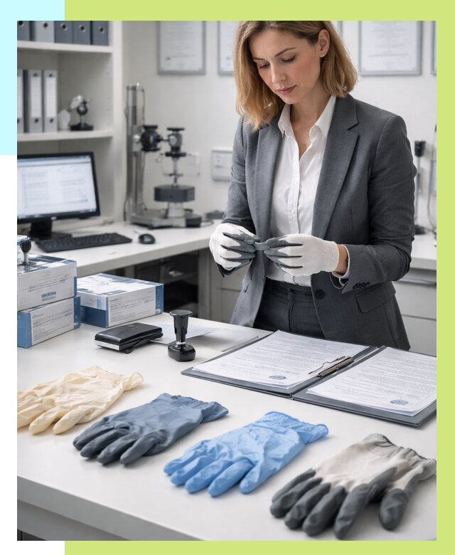 Сертификация перчаток в Учалах от 8642 р. | Алешин-Члы