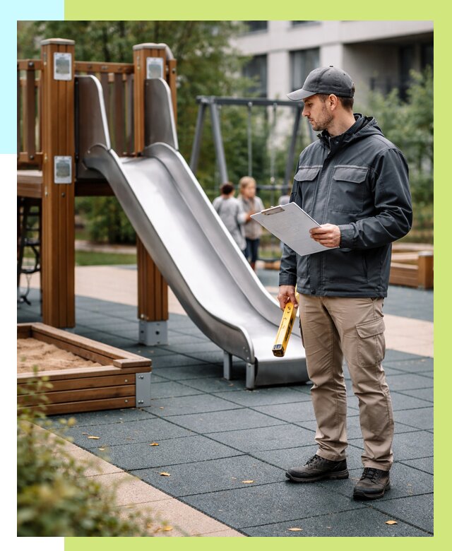 Сертификация детских площадок в Учалах от 25418 р. | Алешин-Члы