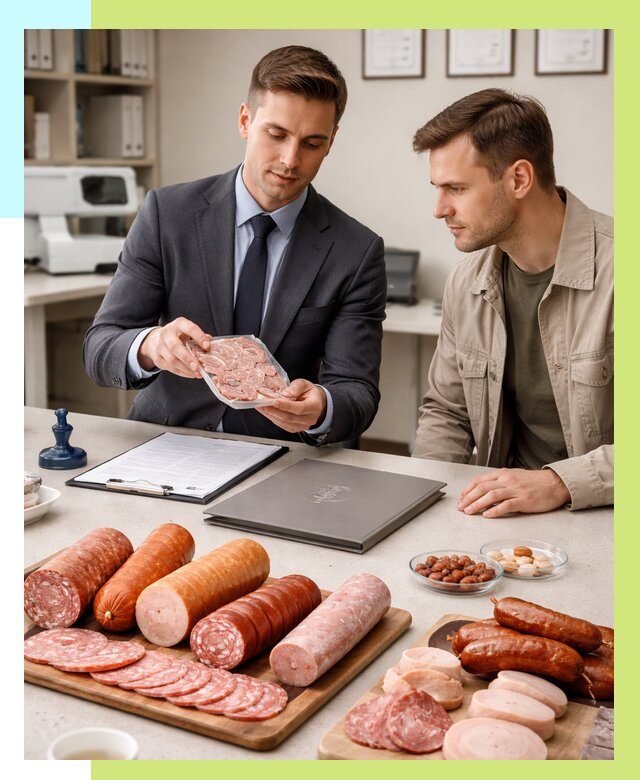 Сертификация колбасных изделий в Учалах от 7625 р. | Алешин-Члы