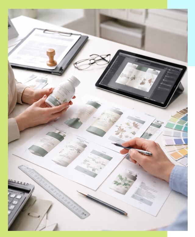 Профессиональная разработка дизайна и текста этикетки продукции в Учалах