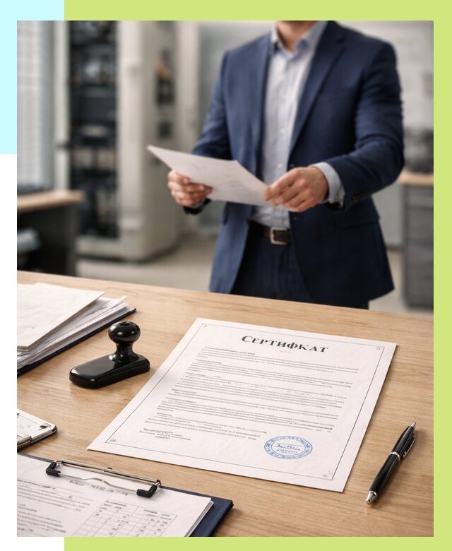 Сертификат на оборудование в Учалах от 15251 р. | Алешин-Члы