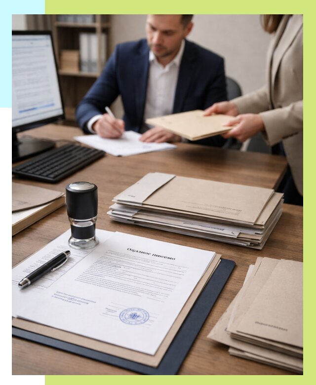 Отказное письмо для таможни в Учалах от 3050 р, Алешин-Члы