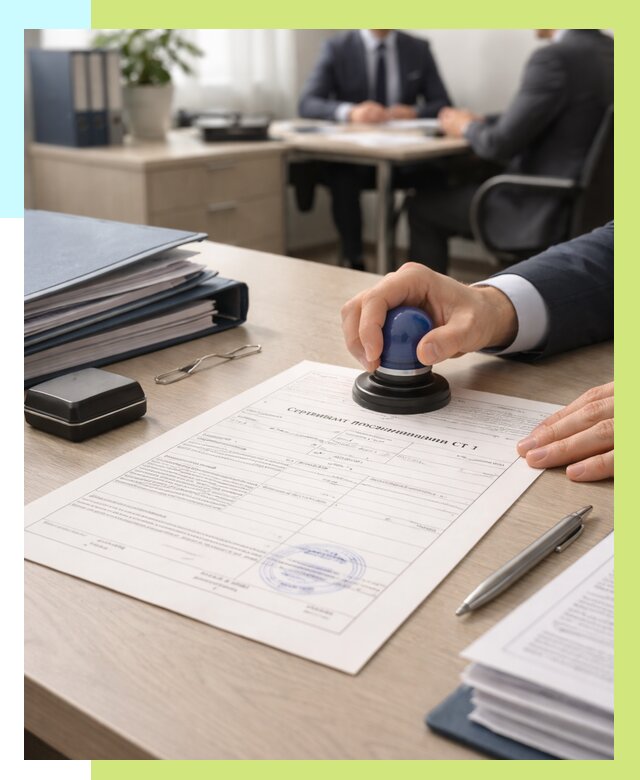 Сертификат происхождения СТ 1 в Учалах от 4575 р. | Алешин-Члы