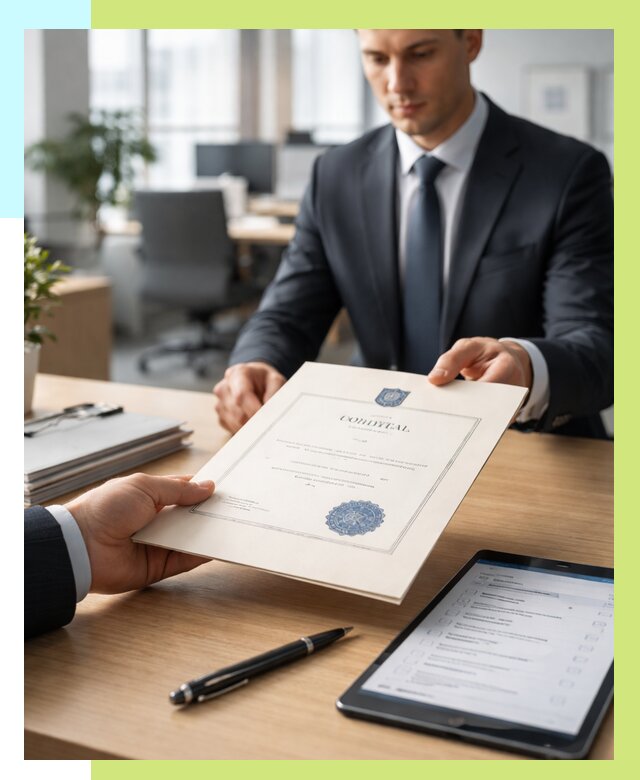 Сертификат ISO 30301 в Учалах от 35585 р. | Алешин-Члы - под ключ