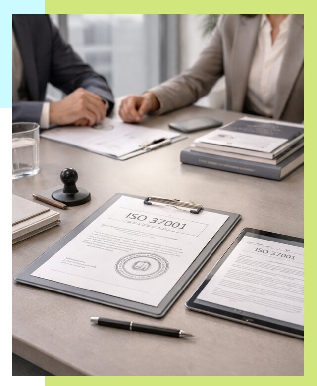 Сертификат ISO 37001 в Учалах оформить от 122004 р. Алешин-Члы